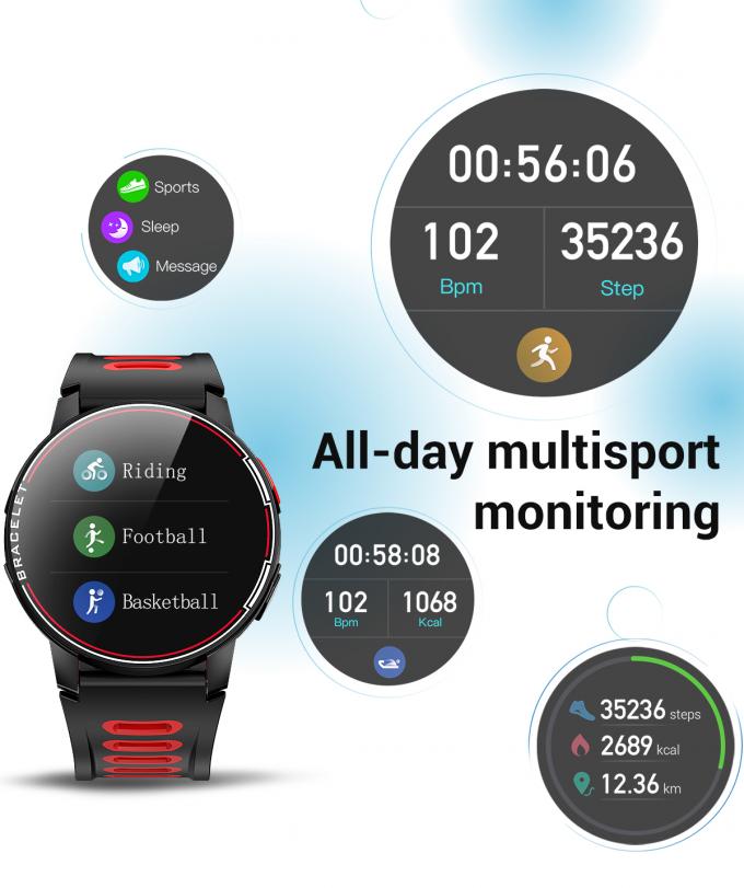 deffrun s3 hr ip68 waterproof smart watch
