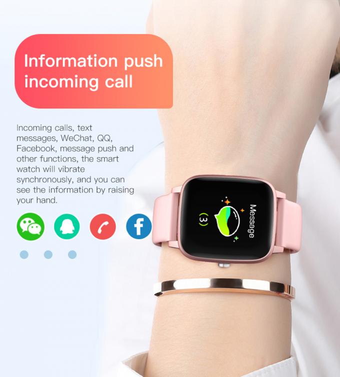 Android IOS RTK8762 ROHS Approval Multifunction Smart Watch For Ladies